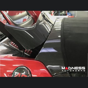 Alfa Romeo 4C Carbon Fiber Roll Bar + Spoiler Cover Set